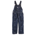 NWT OshKosh B'Gosh Toddler Boys' SCHIFFLI DENIM OVERALLS - STITCHED FOOTBALL 