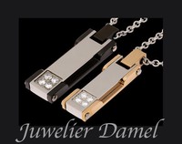 Zwei Partneranhänger, Partnerketten mit Gravur Gratis AH300