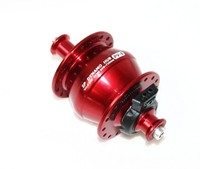 Shutter Precision PV-8 Nabendynamo, 32L rot QR 9mm Dynamo Nabe Vorne
