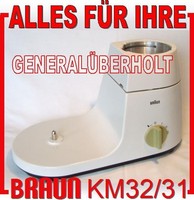 KM 32 Motorblock 4122 für Küchenmaschine BRAUN KM32 v.Profi mit GEWÄHRLEISTUNG !