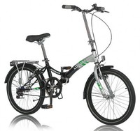 20" 20 Zoll Klapprad Klappfahrrad Faltfahrrad Faltrad Camping Fahrrad 6 Gang