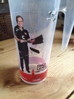 Fußball PVC Becher Cup 0,5l FC.St.Pauli 1910 Ewald Lienen