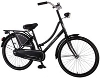 VOLARE - Hollandrad Omafahrrad Kinderfahrrad 24 Zoll - schwarz - 52411