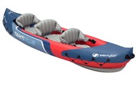 Sevylor Kajak Tahiti Plus, blau/rot/grau, 385 X 90 cm 3 Personen + Luftmatratze 