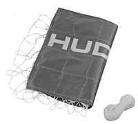 HUDORA 75951 Fußball Ersatznetz Netz für Fußballtor 213 cm, weiss grau