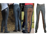 Jeans Jodhpur Reithose HKM Vollbesatzreithose 3 Farben MISS BLINK alle Grössen