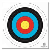 10 Stück Zielscheiben Auflagen FITA 40 x 40 cm mit NYLONFÄDEN verstärkt