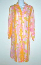New listing
pink floral vintage day dress 70s 60s summer house cotton button shirt Coquette