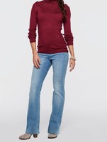 Damen Bootcut Stretch-Jeans Gr.40 medium blue NEU