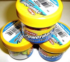 Berkley Powerbait Magnum Power Eggs 3 pack FERB Rainbow Color Trout Fishing Bait