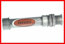 Fly rod reel seat Personalized up locking redwood spacer gray anodized hardware