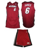 Miami Heat NBA Kinder Trikot Set LeBron James Adidas