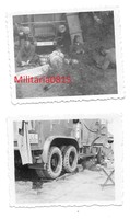 Fotos 1937 Spanien LKW der  Legion Condor mit Kennung  bei Quintanapalla Burgos 