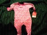 nwt sz 6 MTHS PINK HEART BLANKET SLEEPER FLEECE WARM 