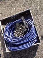 Multicore 45m 16/4 mit XLR Stecker und Stagebox im Case