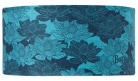 BUFF Stirnband mit hohem UV-Schutz Elm (Blumen blau), Polyester, one size