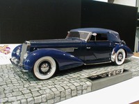 Minichamps 107115132 # Delage D8-120 Cabriolet Baujahr 1939 " dunkelblau " 1:18