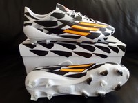 Adidas F50 adizero FG WC/weiß/schwarz/orange/Größe 40 2/3