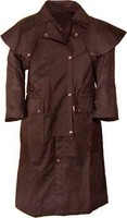 Wachs Wax Oilskin Reit Kutscher Mantel + REIßVERSCHLUSS M L XL XXL
