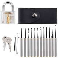 Lockpicking Set, Intsun 15-teiliges Professionelle Pick-Set Dietriche Kit, Schlo
