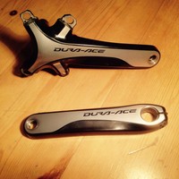 Rennrad Kurbel Dura Ace 9000, 2x11 fach, 175 mm 