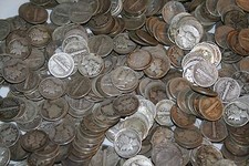 1916 - 1945 Mercury Dimes - Lot Of (10) 90% Silver Bullion
