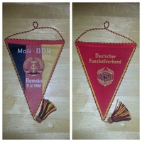 W211 WIMPEL Länderspiel MALI - DDR 9.12.1962 Sport Fußball Oberliga DFV DFB