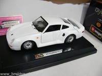 1/24 Burago Porsche 959 weiß