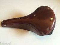 Brooks Champion Flyer Antikbraun Braun Herren Ledersattel / Fahrradsattel 