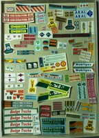 Matchbox Aufkleber Etikett Decals Konvolut