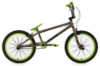 20" BMX BIKE FREESTYLE FAHRRAD RAD TWENTYINCH ANTHRAZIT-GRÜN 600B