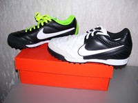 Nike Tiempo Natural IV LTR TF Fussballschuhe, Multinocken, schwarz oder weiss