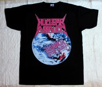 NUCLEAR ASSAULT HANDLE WITH CARE'89 TRASH METAL ANTHRAX S.O.D. NEW BLACK T-SHIRT