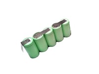  5er Reihe  Akku Sub-C 3000 mAh | 6V  NiMh mit Lötfahne im Schrumpfschlauch 