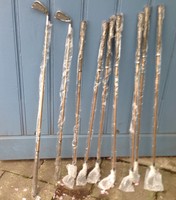 GOLF KOMPLETTSET HERREN NEU FIBRE X " PURPLE CLASS " SCHLÄGERZAHL 12 43 INC