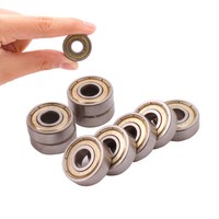 10X Kugellager Lager K22 Für Skateboard Sco​oter Longboard Silber ABEC-7 608-ZZ