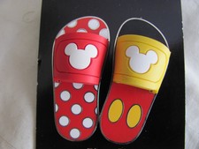 Disney Trading Pins 110123 Sandals / Flip Flops - Mickey & Minnie (2 Pin Set)