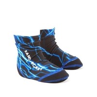 Vincere Kids Grip Sand Socks Soft Soled Booties For Boating Deck Blue Child XL