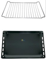 Backblech emailliert + Rost verchromt Bauknecht Whirlpool Ignis 44,5 x 37,5mm 