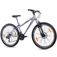 26" Zoll MTB DIRTBIKE MOUNTAINBIKE FAHRRAD KCP DIRT ONE mit 21G SHIMANO grau