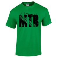 MTB Mountain Bike Cycling Down Hill Trails XC Freeride Bicycle Men's T Shirt