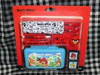NINTENDO DSi & 3DS - ANGRY BIRDS - 3-D GAMER PROTECTION CASE AND ACCESSORY SET