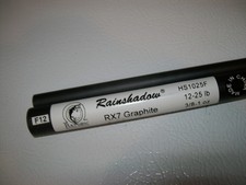 Rainshadow Rx7 Hs1025F matte gray 12-25 lb 8'6" 2 pc. salmon/steelhead blank