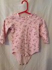 Classic Pooh girls one piece 9 mo 100% cotton long sleeve floral pattern snaps