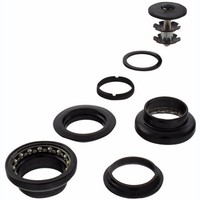 Messingschlager Steuersatz 1 1/8" Ahead Stahl schwarz Lenkkopflager