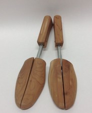 Men's Cedar Shoe Tree Pair 12.5" Wooden Wood Adjustable Medium