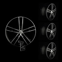 4x 19 Zoll Alufelgen für Jeep Grand Cherokee / Dezent TH dark (B-4600235)