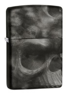 ZIPPO Benzin Feuerzeug schwarz Softouch Skull 60001622 NEU