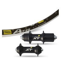 Laufradsatz Cross 28 Zoll Shimano Deore XT 780 Schwarz, Mavic A 719 Schwarz