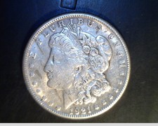 1921-S Us Morgan Dollar, Circ Medium/High Grade. .7734 oz Slv (Us-5624)